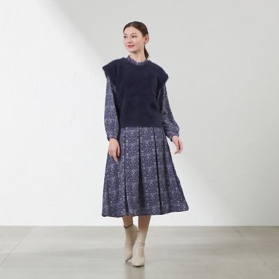 LIBERTY】Vine Thief バックサテンジョーゼット