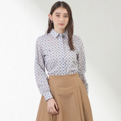 ＜AMACA (Women)＞【ＬＩＢＥＲＴＹ】Ｒｉｂｂｏｎ　Ｍｅｄａｌｌｉｏｎ　タナローンシャツブラウス（Ｖ５Ｍ１６６２０＿＿）