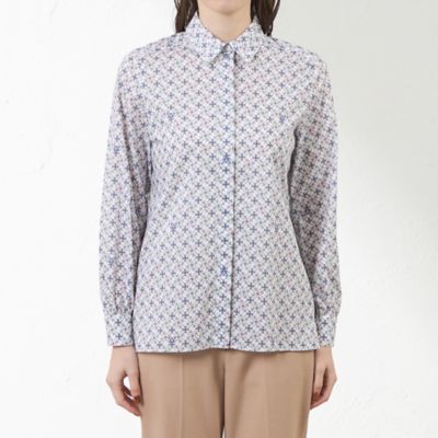 LIBERTY】Ribbon Medallion タナローンシャツ