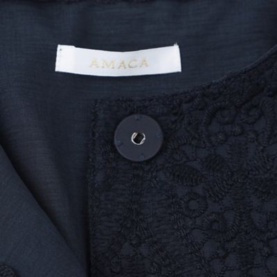 【ＷＥＢ・一部店舗限定】【ＡＴＥＬＩＥＲ　ＣＯＬＬＥＣＴＩＯＮ】コットンラミーレース　ボレロブラウス（Ｖ５Ｍ２１３６３＿＿）