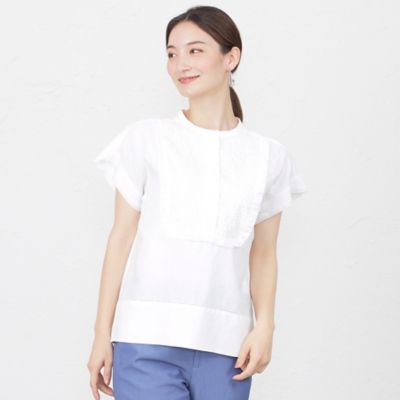【ＷＥＢ・一部店舗限定】【ＡＴＥＬＩＥＲ　ＣＯＬＬＥＣＴＩＯＮ】パネルエンブロイダリー　プルオーバーブラウス（Ｖ５Ｍ２６３６３＿＿）
