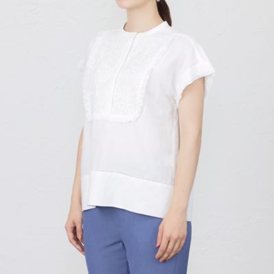 【ＷＥＢ・一部店舗限定】【ＡＴＥＬＩＥＲ　ＣＯＬＬＥＣＴＩＯＮ】パネルエンブロイダリー　プルオーバーブラウス（Ｖ５Ｍ２６３６３＿＿）