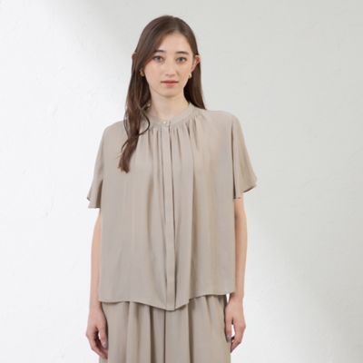 AMACA (Women)/アマカ ドライツイストブラウス(V5M26583__) ベージュ40L トップス【三越伊勢丹/公式】