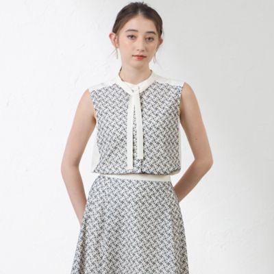 【ＷＥＢ・一部店舗限定】【ＡＴＥＬＩＥＲ　ＣＯＬＬＥＣＴＩＯＮ】　ＬＩＢＥＲＴＹ刺繍パレットデシンブラウス（Ｖ５Ｍ７１５５６＿＿）