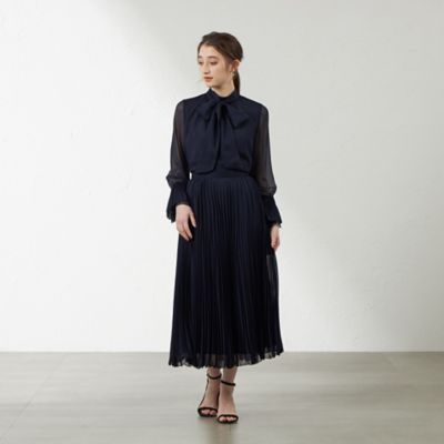 【ＡＴＥＬＩＥＲ　ＣＯＬＬＥＣＴＩＯＮ】ヴィンテージジョーゼットブラウス（Ｖ５Ｍ７８５０９＿＿）