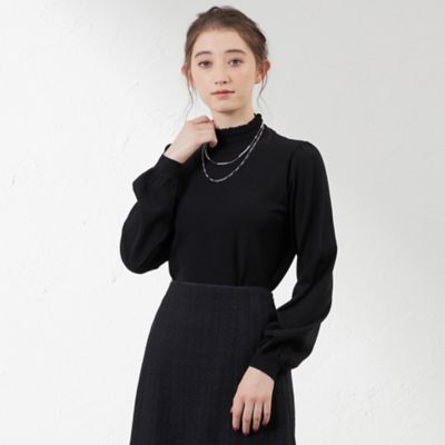 ライトバルキーストレッチパフスリーブニット（Ｖ５Ｎ０６４３７＿＿）