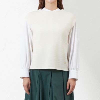 バルキーストレッチニットベスト（Ｖ５Ｎ１１４１６＿＿）