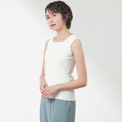 AMACA (Women)/アマカ レーヨンストレッチタンクトップ(V5N13532__)