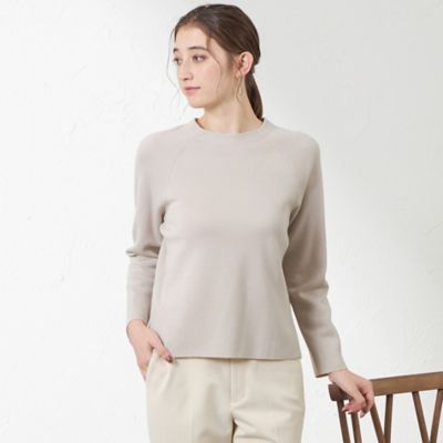 ウールミックスミラノリブニットプルオーバー（V5N19643＿＿