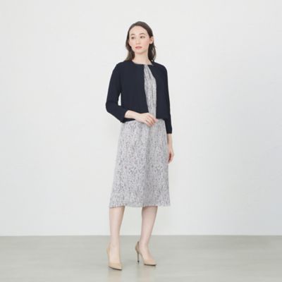 ライトレーヨンストレッチ丸首ニットボレロ（Ｖ５Ｎ２０３３９＿＿）