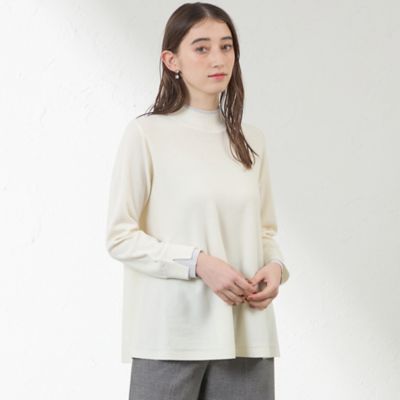 ＜AMACA (Women)＞バイカラーラインチュニックニット（Ｖ５Ｎ３１６８２＿＿）