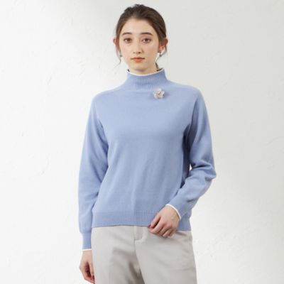 【ＷＥＢ限定色】バイカラーミドルウールニット（Ｖ５Ｎ４３４７３＿＿）