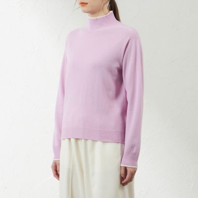 【ＷＥＢ限定色】バイカラーミドルウールニット（Ｖ５Ｎ４３４７３＿＿）