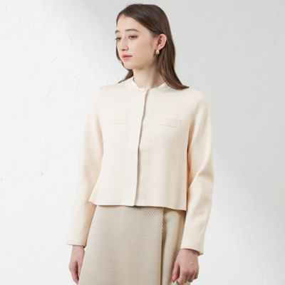【ＷＥＢ・一部店舗限定】【ＡＴＥＬＩＥＲ　ＣＯＬＬＥＣＴＩＯＮ】ミラノリブニットボレロ（Ｖ５Ｎ７０４１３＿＿）