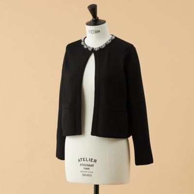 【ＷＥＢ・一部店舗限定】【ＡＴＥＬＩＥＲ　ＣＯＬＬＥＣＴＩＯＮ】ビジューニットボレロ（Ｖ５Ｎ７２４４０＿＿）