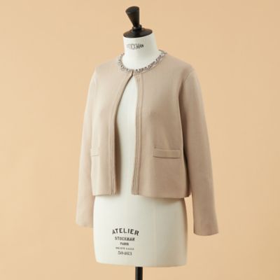 AMACA (Women)/アマカ 【WEB・一部店舗限定】【ATELIER COLLECTION】ビジューニットボレロ(V5N72440__)
