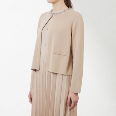 【ＷＥＢ・一部店舗限定】【ＡＴＥＬＩＥＲ　ＣＯＬＬＥＣＴＩＯＮ】ビジューニットボレロ（Ｖ５Ｎ７２４４０＿＿）