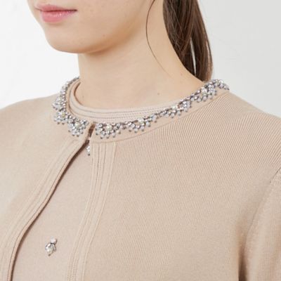【ＷＥＢ・一部店舗限定】【ＡＴＥＬＩＥＲ　ＣＯＬＬＥＣＴＩＯＮ】ビジューニットボレロ（Ｖ５Ｎ７２４４０＿＿）