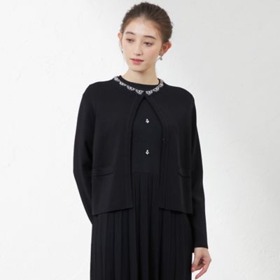 【ＷＥＢ・一部店舗限定】【ＡＴＥＬＩＥＲ　ＣＯＬＬＥＣＴＩＯＮ】ビジューニットボレロ（Ｖ５Ｎ７２４４０＿＿）