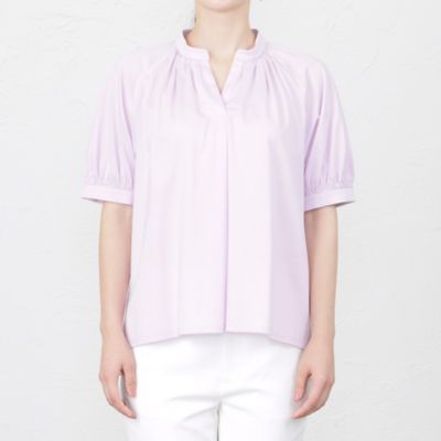 プレーティングシルケットパフスリーブプルオーバーカットソー（Ｖ５Ｐ０９３６６＿＿）