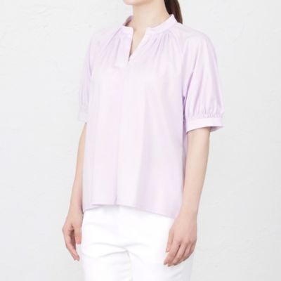 プレーティングシルケットパフスリーブプルオーバーカットソー（Ｖ５Ｐ０９３６６＿＿）