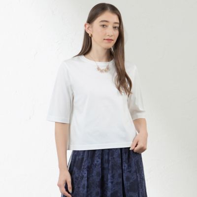 tシャツ 「L」「接触冷感」「ウォシャブル」クールレオパードチュニックカットソー レディース L】【接触冷感】【ウォシャブル】クールレオパードチュニック