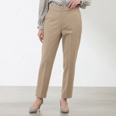 AMACA (Women)/アマカ ニューライジングストレッチテーパードパンツ(V5R04629__) ベージュ40L パンツ・ズボン【三越伊勢丹/公式】