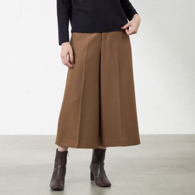 ＜AMACA (Women)＞ソフトクリアウールワイドクロップパンツ（Ｖ５Ｒ０６６４５＿＿）