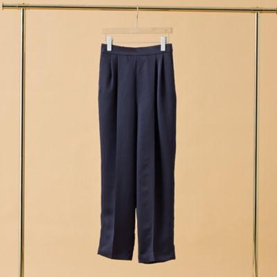 【ＷＥＢ・一部店舗限定】【ＡＴＥＬＩＥＲ　ＣＯＬＬＥＣＴＩＯＮ】トリアセテートリライムサテンパンツ（Ｖ５Ｒ１０３６５＿＿）
