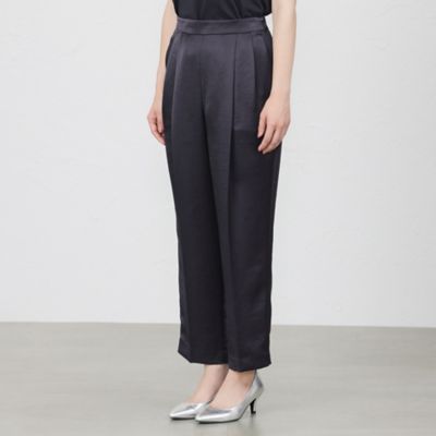 【ＷＥＢ・一部店舗限定】【ＡＴＥＬＩＥＲ　ＣＯＬＬＥＣＴＩＯＮ】トリアセテートリライムサテンパンツ（Ｖ５Ｒ１０３６５＿＿）