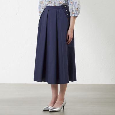 極美品DAMA collection シャンプレータフタタックフレアスカート M 極美品DAMA collection シャンプレータフタタックフレアスカート