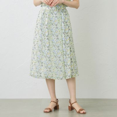 ＜AMACA (Women)＞【８０周年記念アイテム】＜ＬＩＢＥＲＴＹ＞Ｈｅｉｄｉ　Ｍｅａｄｏｗ　タックフレアスカート（Ｖ５Ｓ１８１６０＿＿）