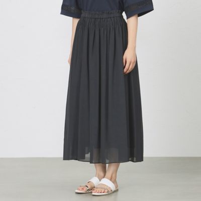 シースルースカート allureville スカート フラワーレースシースルースカート