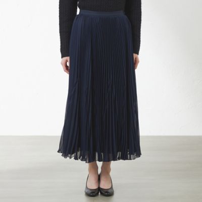 【ＷＥＢ・一部店舗限定】【ＡＴＥＬＩＥＲ　ＣＯＬＬＥＣＴＩＯＮ】ジョーゼットプリーツスカート（Ｖ５Ｓ７３４４２＿＿）