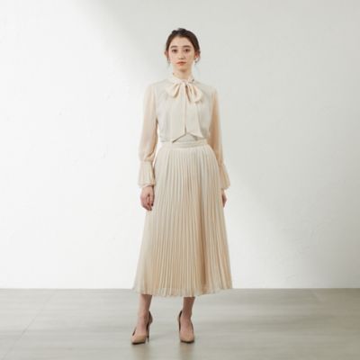 【ＡＴＥＬＩＥＲ　ＣＯＬＬＥＣＴＩＯＮ】ヴィンテージジョーゼットプリーツスカート（Ｖ５Ｓ７６５０９＿＿）