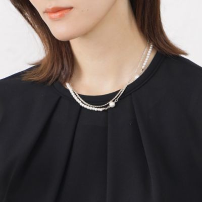 ガラスパールネックレス（Ｖ５Ｖ０６２３５＿＿）