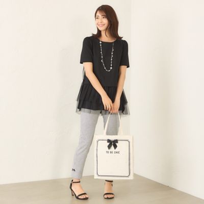すー★　ヌビトートバッグ【Medium】 beej（ビージ）stripe fabric bigtote bag | B'2nd（ビー