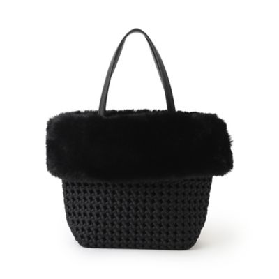＜TO BE CHIC (Women)＞フェイクファーコンビバスケット（Ｗ５１２７６２７＿＿）