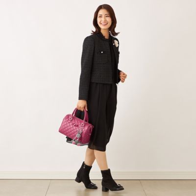 JUNE　ボストン型3way バッグ（L）　ナイロンオックスキルト JUNE ボストン型3way バッグ（L） ナイロンオックスキルト JUNE