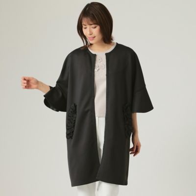 ＜TO BE CHIC (Women)＞ダンボールラッフルスリーブ　ケープ（Ｗ５７１３１３２＿＿）