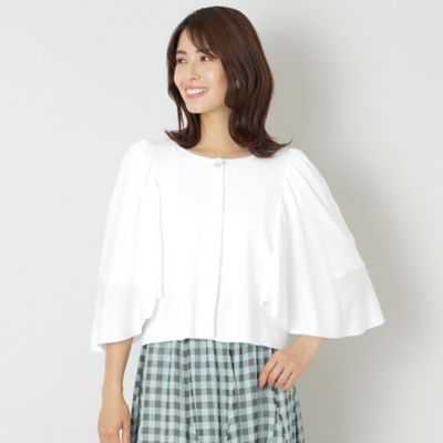 ＜TO BE CHIC (Women)＞ラッフルスリーブボレロ（Ｗ５７２８３４７＿＿）