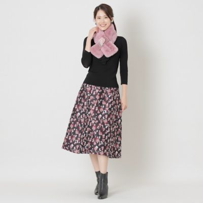 TO BE CHIC トゥービーシック フラワーブローチ ファー ティ