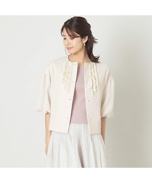 ミニフリルボレロ(W5737525__) | TO BE CHIC (Women ミニフリルボレロ(W5737525__) | TO BE CHIC (Women