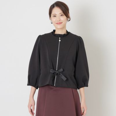 ＜三越伊勢丹/公式＞【SALE】TO BE CHIC (Women)/トゥー ビー シック 大きいサイズ ペプラム ボレロ クロ コート・ジャケット【三越伊勢丹/公式】