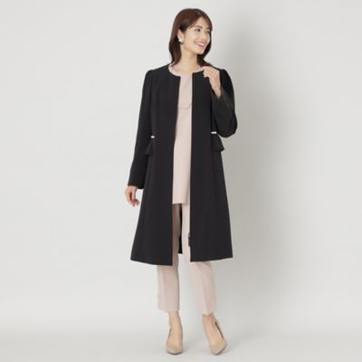 ポリエステルストレッチノーカラー コート（Ｗ５Ａ０２３０６＿＿） | TO BE CHIC (Women)/トゥー ビー シック |  三越伊勢丹オンラインストア・通販【公式】