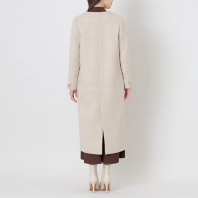 【ＷＥＢ限定】ノーカラーダブルウールコート（Ｗ５Ｂ５０１９８＿＿）