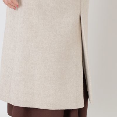 【ＷＥＢ限定】ノーカラーダブルウールコート（Ｗ５Ｂ５０１９８＿＿）