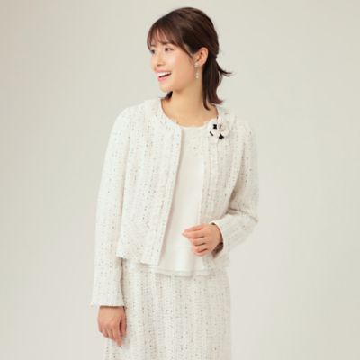 ＜TO BE CHIC (Women)＞ファンシーツイード　ジャケット（Ｗ５Ｅ０１１０１＿＿）