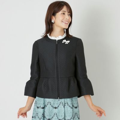 ＜三越伊勢丹/公式＞【SALE】TO BE CHIC (Women)/トゥー ビー シック ダイヤマトラッセ ライトジャケット クロ コート・ジャケット【三越伊勢丹/公式】