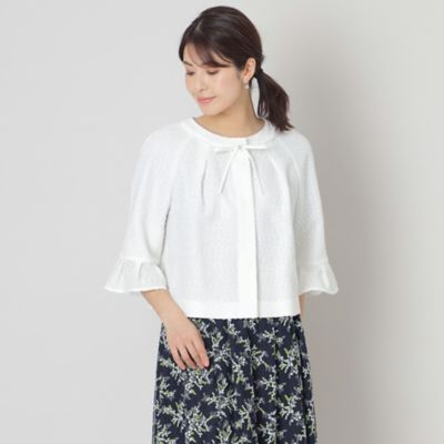 ＜TO BE CHIC (Women)＞カラミツイード　ノーカラージャケット（Ｗ５Ｅ０４５２４＿＿）